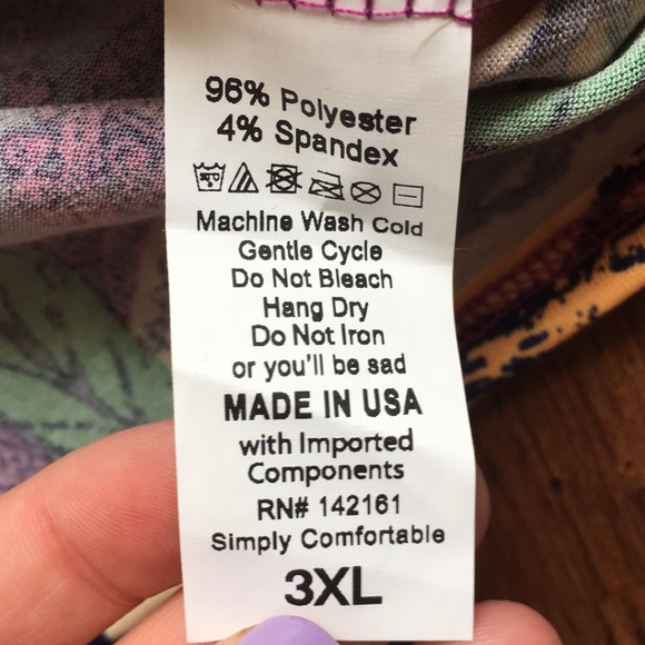 SOLD Mercari - Lularoe Gigi Purple Roses - NWT - Picture 2 of 3